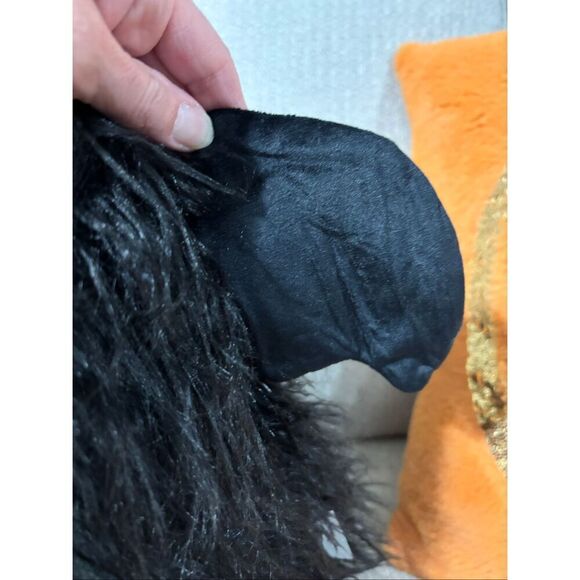 Black bat monster Halloween pillow plushie Halloween decor - Picture 3 of 9